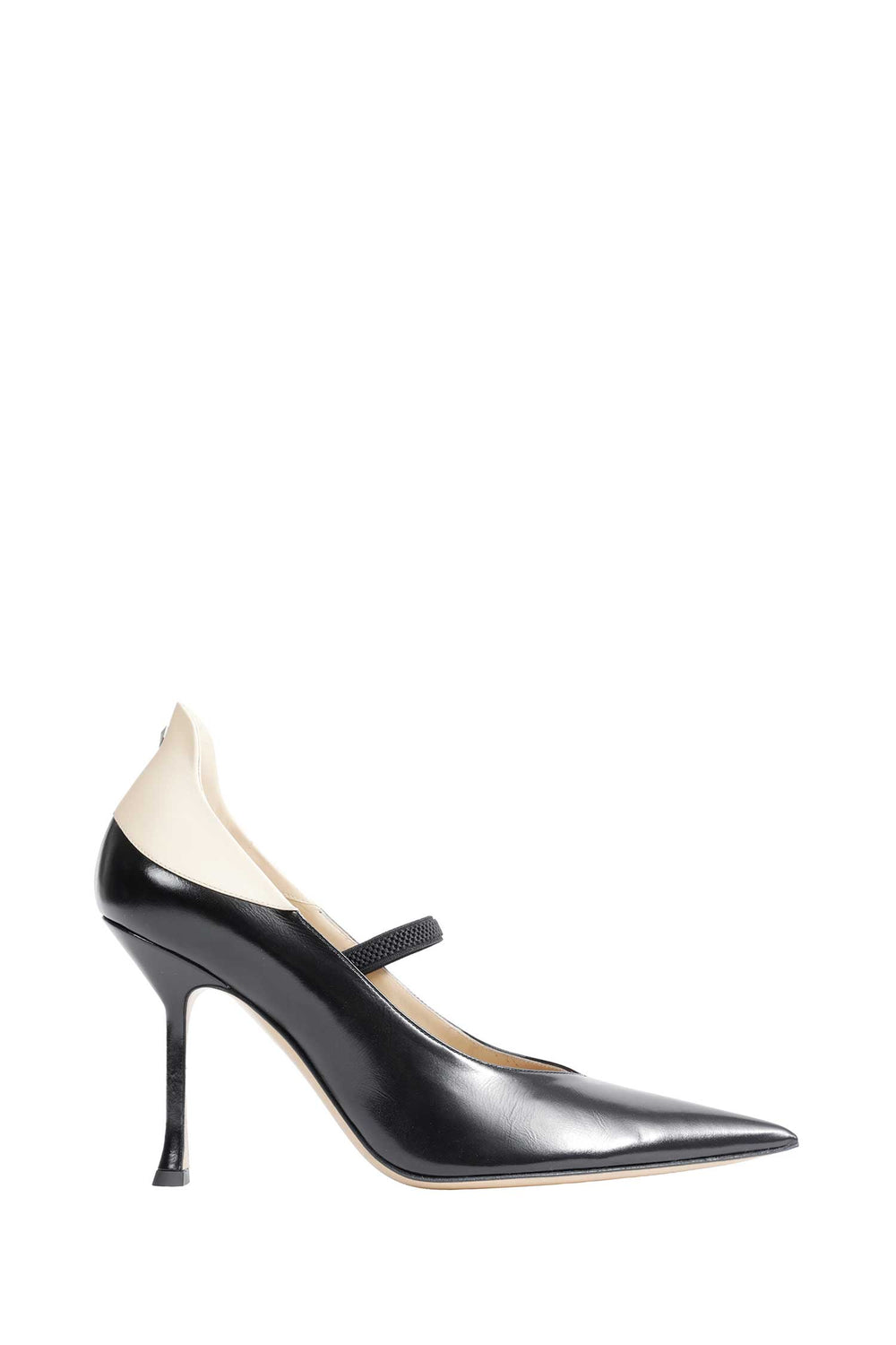 FENDI Nude Leather Court Shoes woman