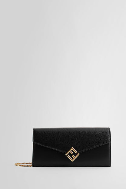 FENDI WOMAN BLACK SHOULDER BAGS