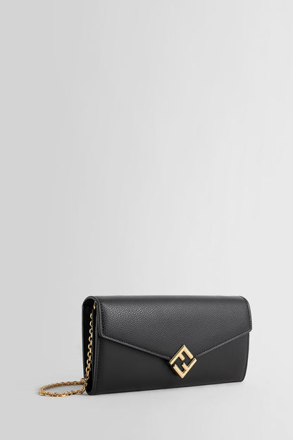 FENDI WOMAN BLACK SHOULDER BAGS