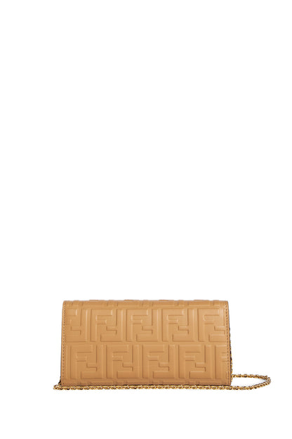 FENDI WOMAN BROWN WALLETS & CARDHOLDERS