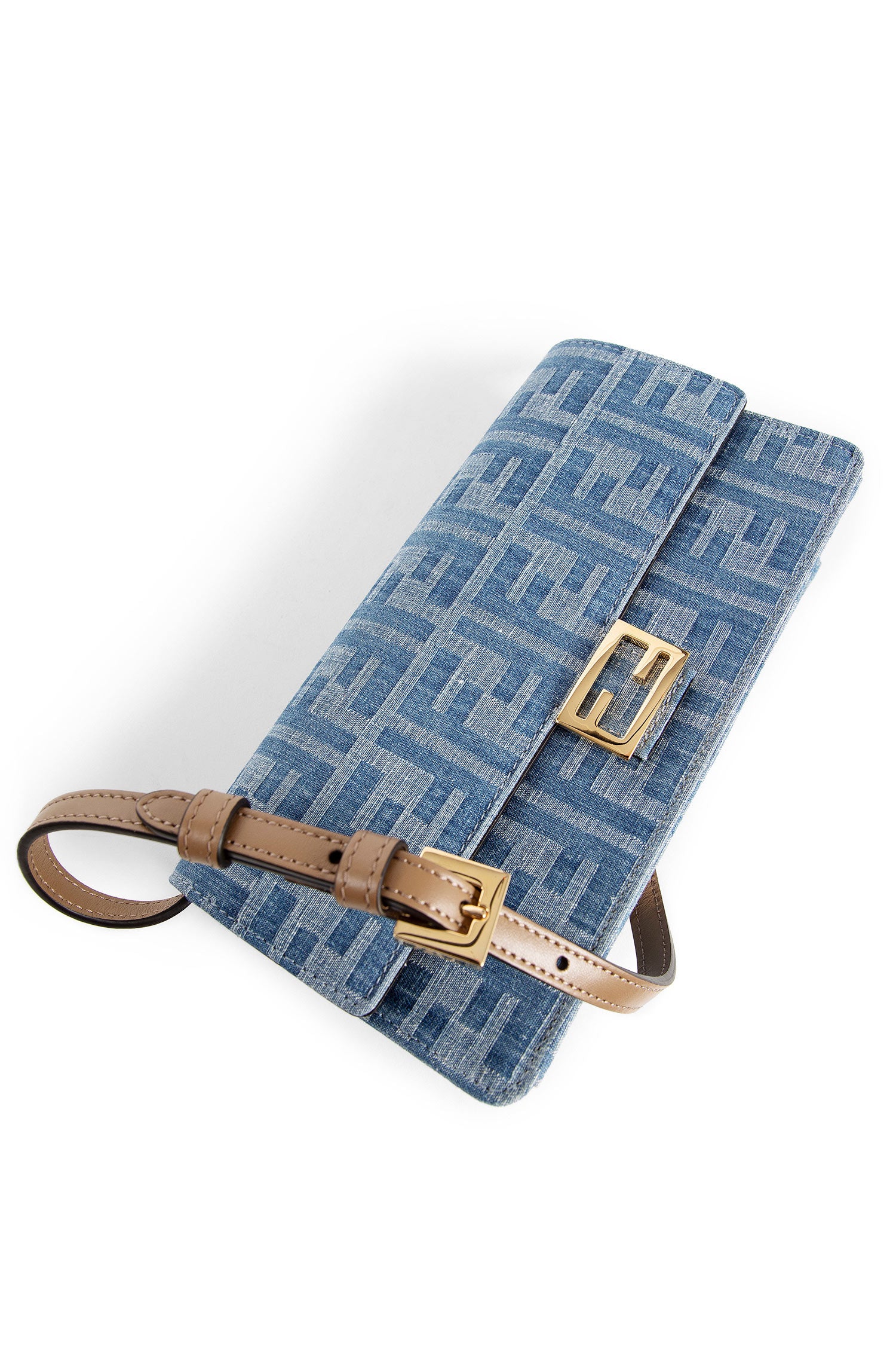 FENDI WOMAN BLUE WALLETS & CARDHOLDERS