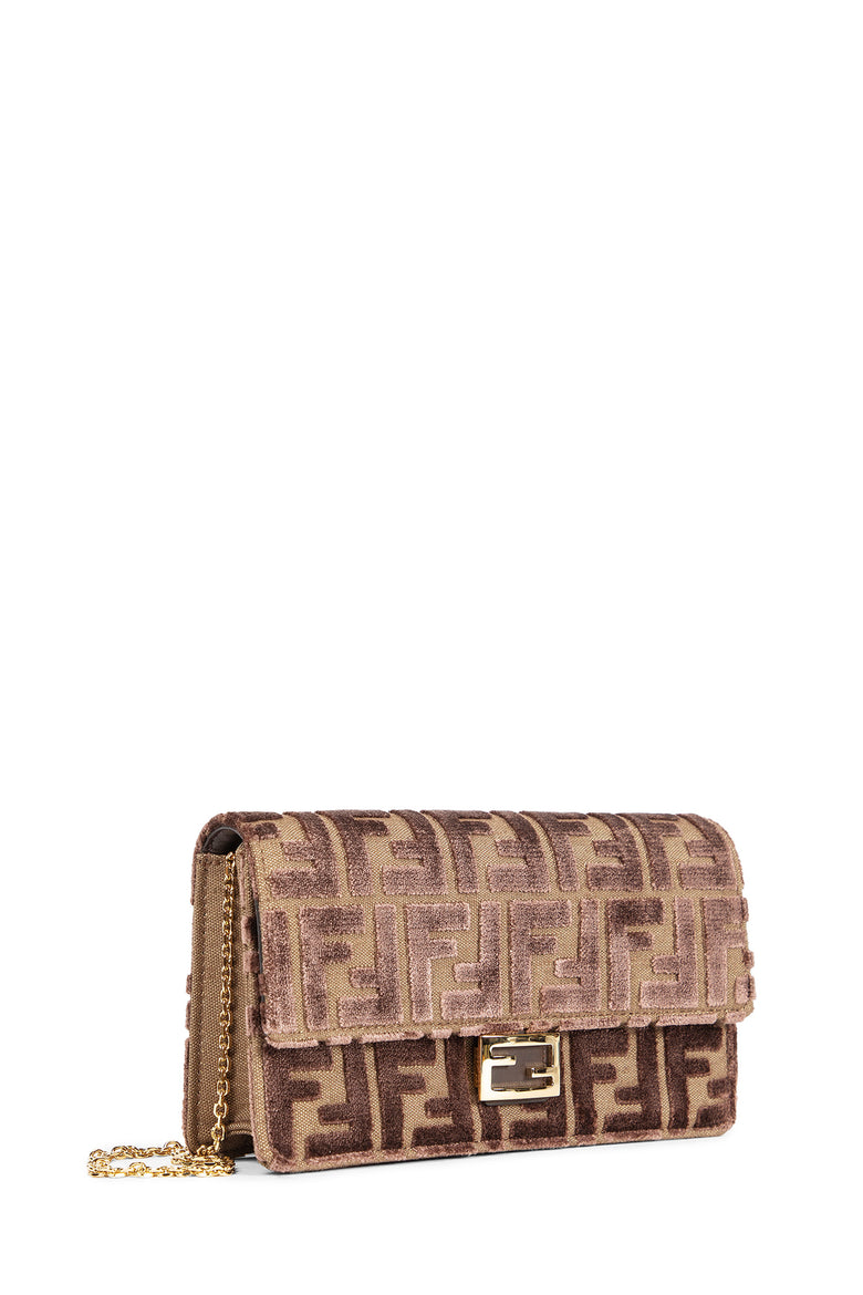 FENDI WOMAN BROWN MINI BAGS