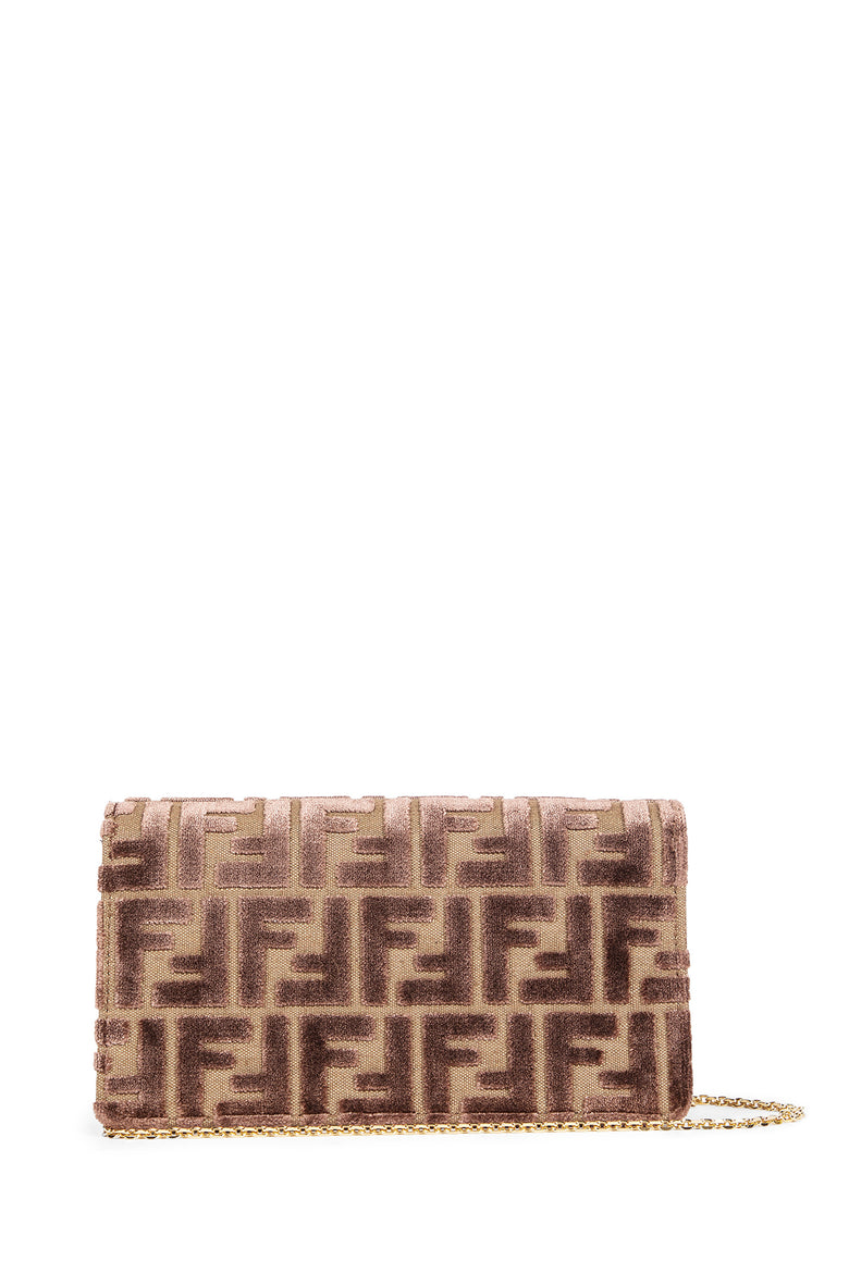 FENDI WOMAN BROWN MINI BAGS