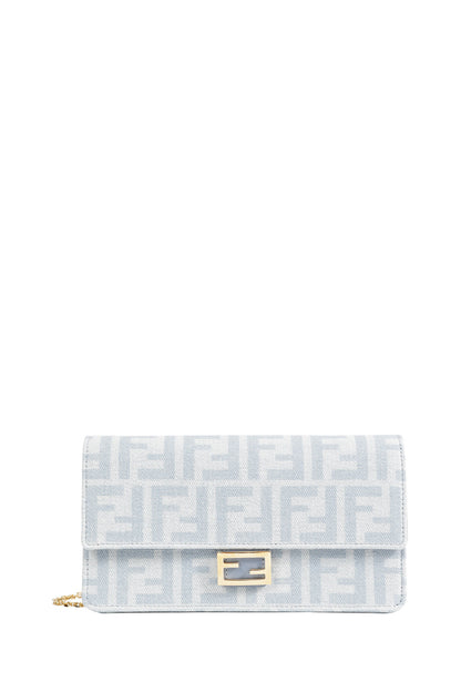 FF Denim Baguette On Chain Wallet