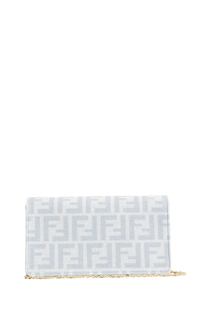 FF Denim Baguette On Chain Wallet