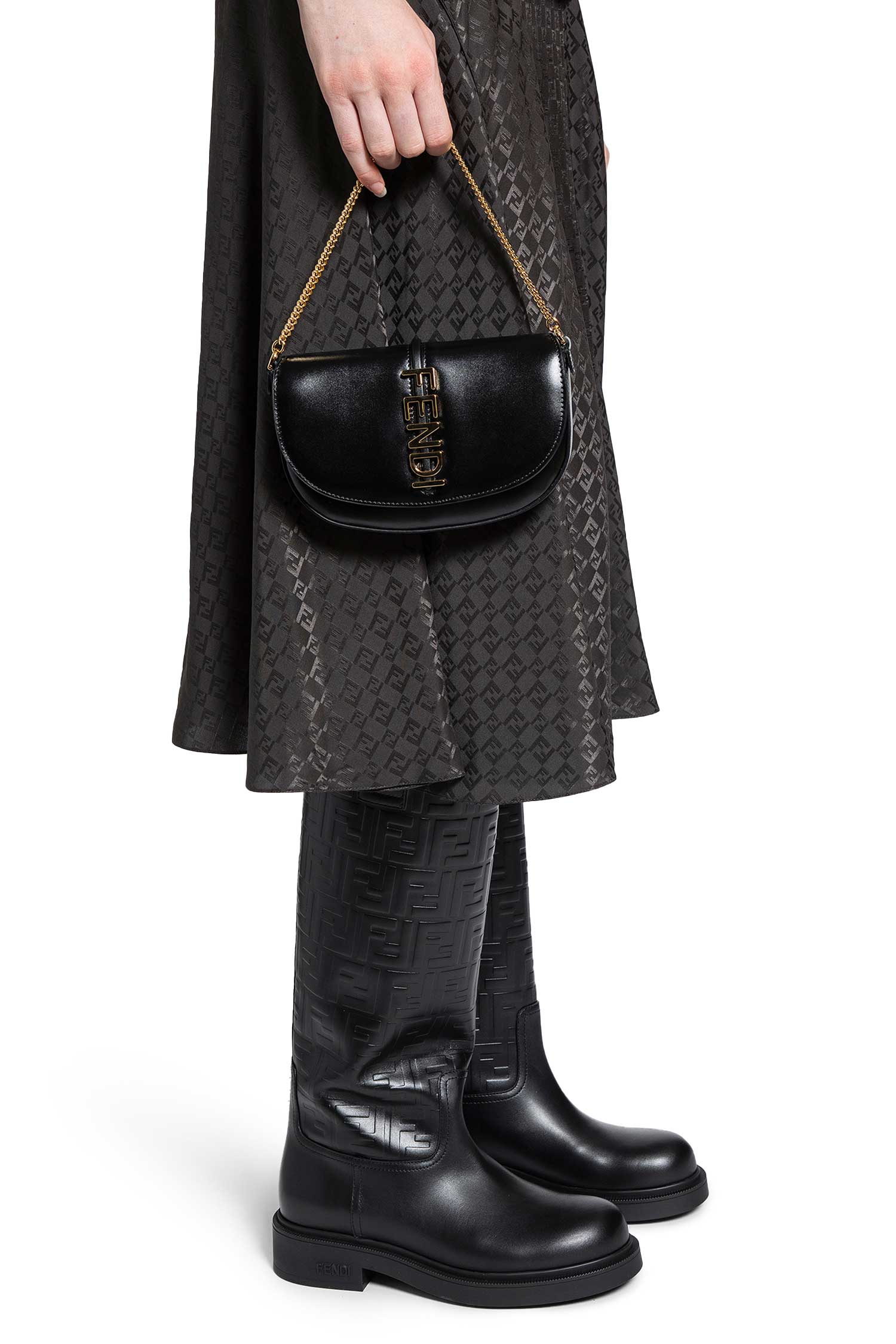 FENDI WOMAN BLACK MINI BAGS