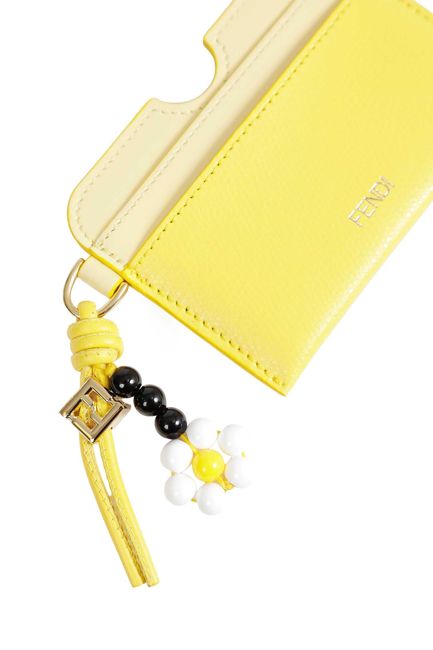 FF Diamonds Leather Card Holder