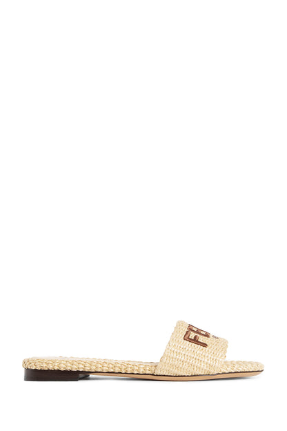 Antonioli FENDI WOMAN BEIGE SANDALS & SLIDES