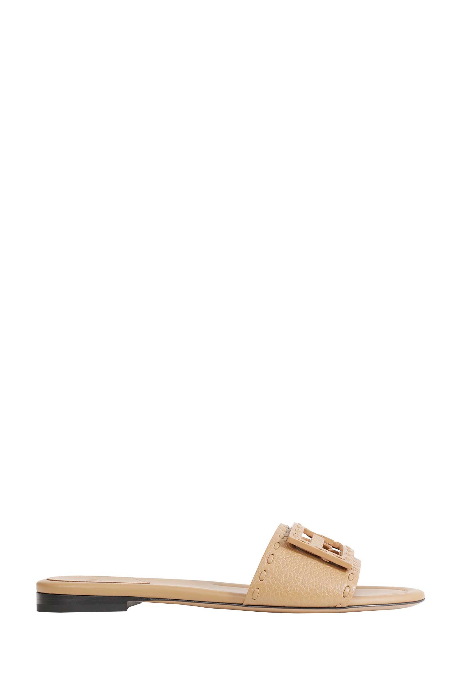 FENDI Leather Slides woman