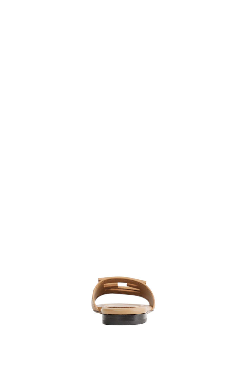 FENDI Leather Slides woman