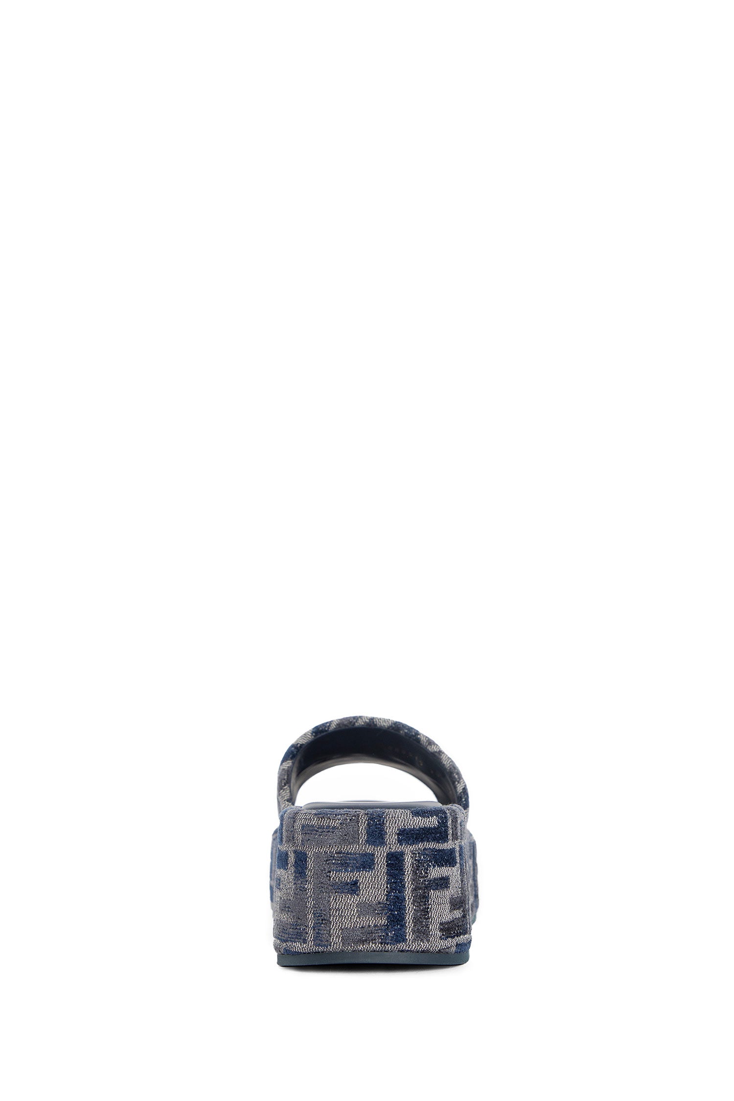 FENDI WOMAN BLUE SANDALS & SLIDES