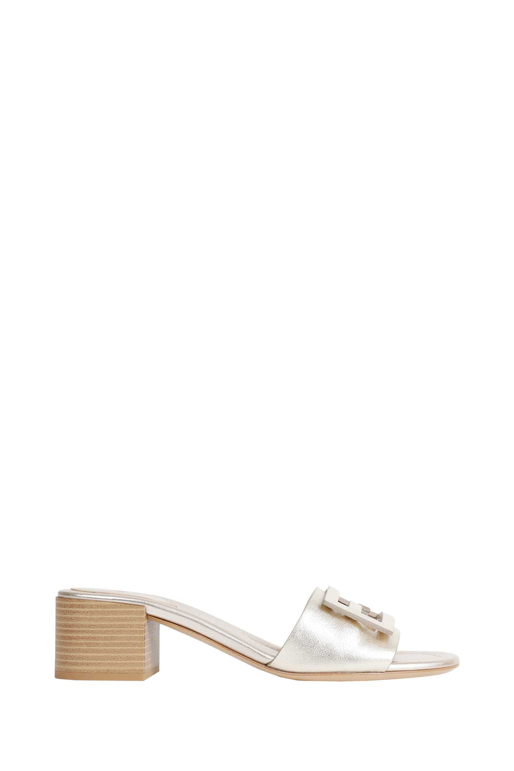 FENDI Laminated Leather Mules woman