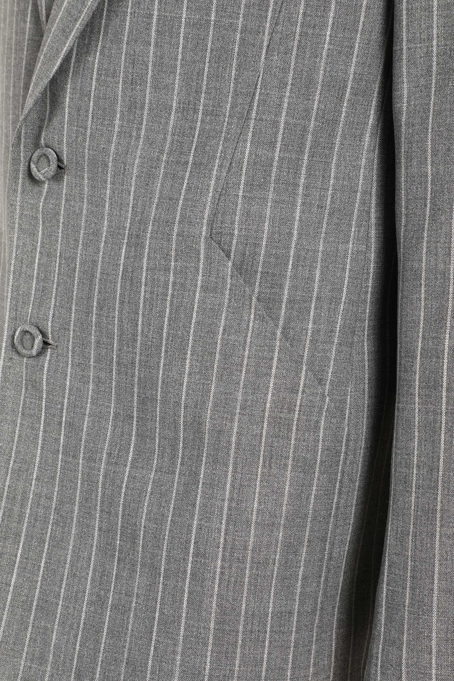 VALENTINO Single-Breasted Blazer in Pinstripe Wool man