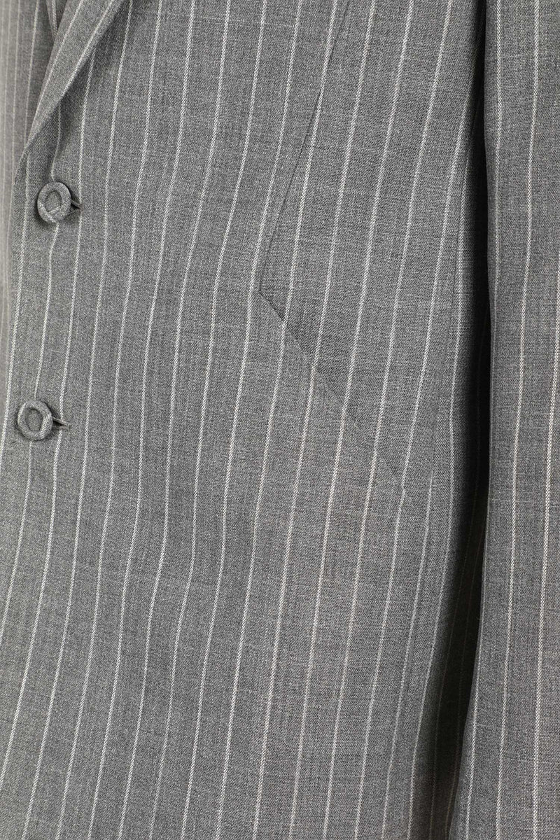 VALENTINO Single-Breasted Blazer in Pinstripe Wool man