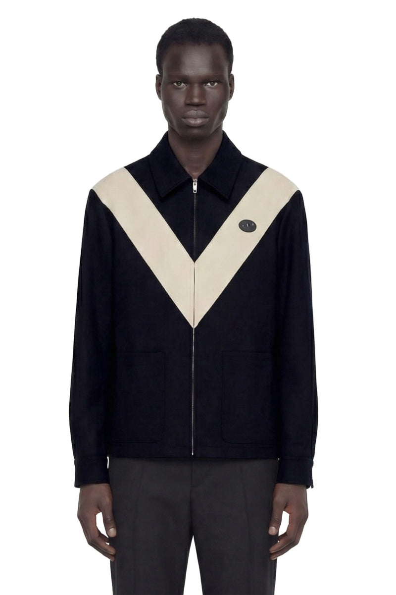 Signature V Nylon Gabardine Jacket