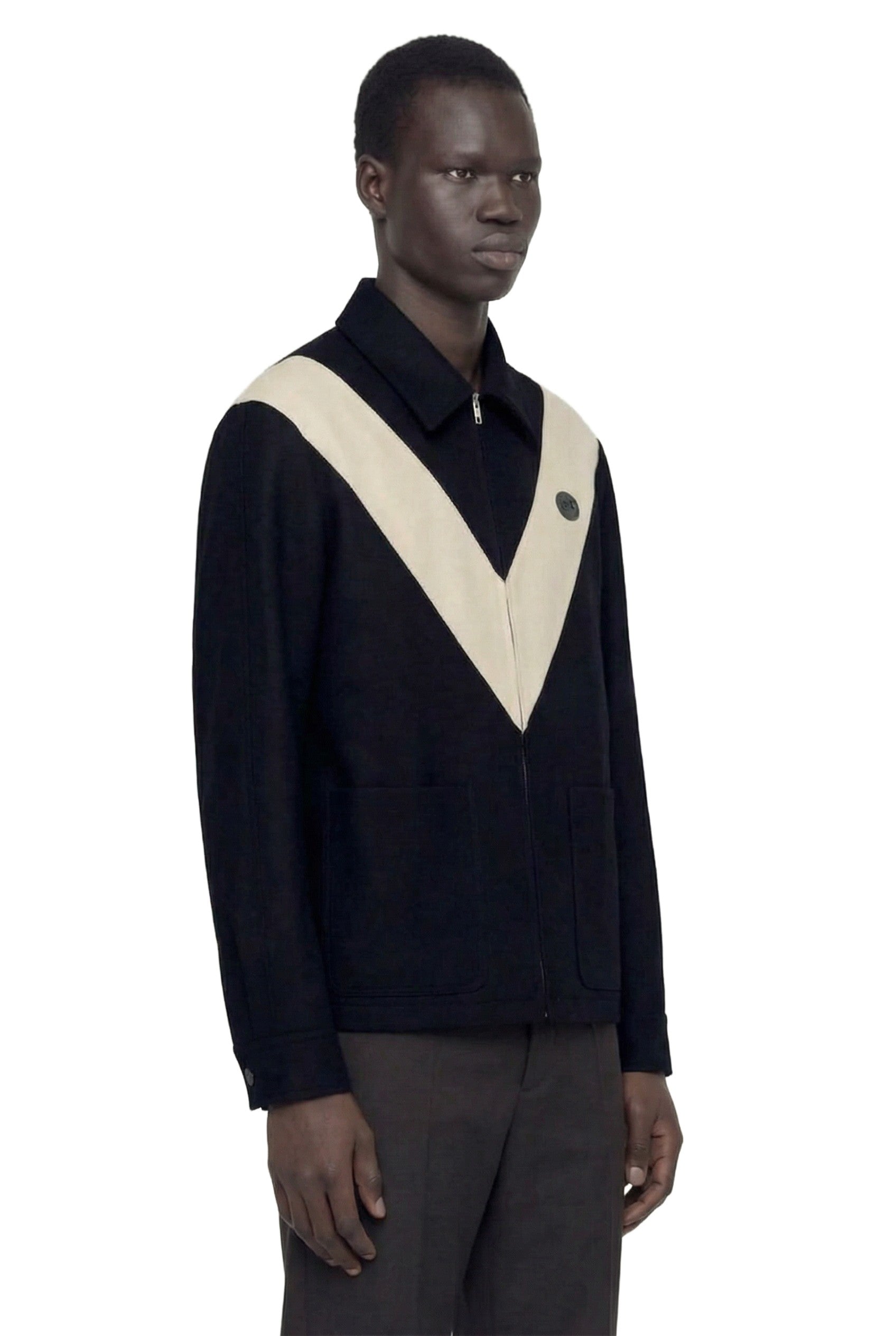 Signature V Nylon Gabardine Jacket