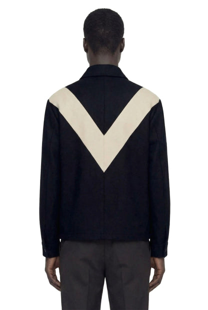 Signature V Nylon Gabardine Jacket