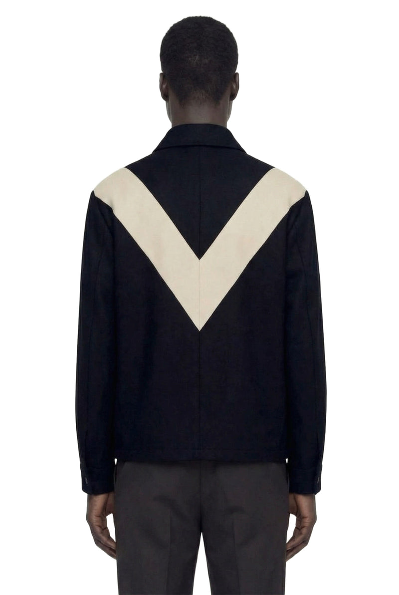 Signature V Nylon Gabardine Jacket