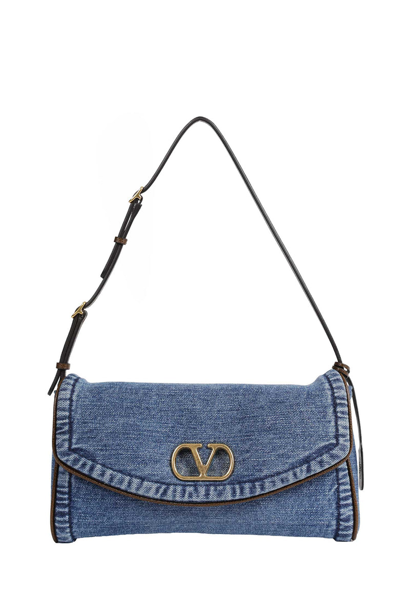 VALENTINO GARAVANI Denim Shoulder Bag woman