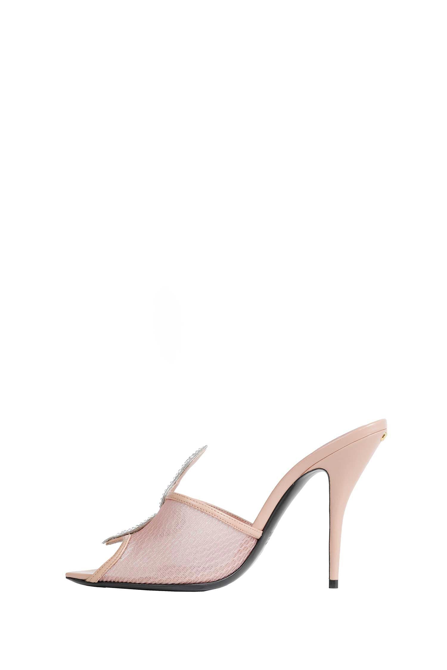 VALENTINO Coeur Vipère Mesh Slide Sandal woman