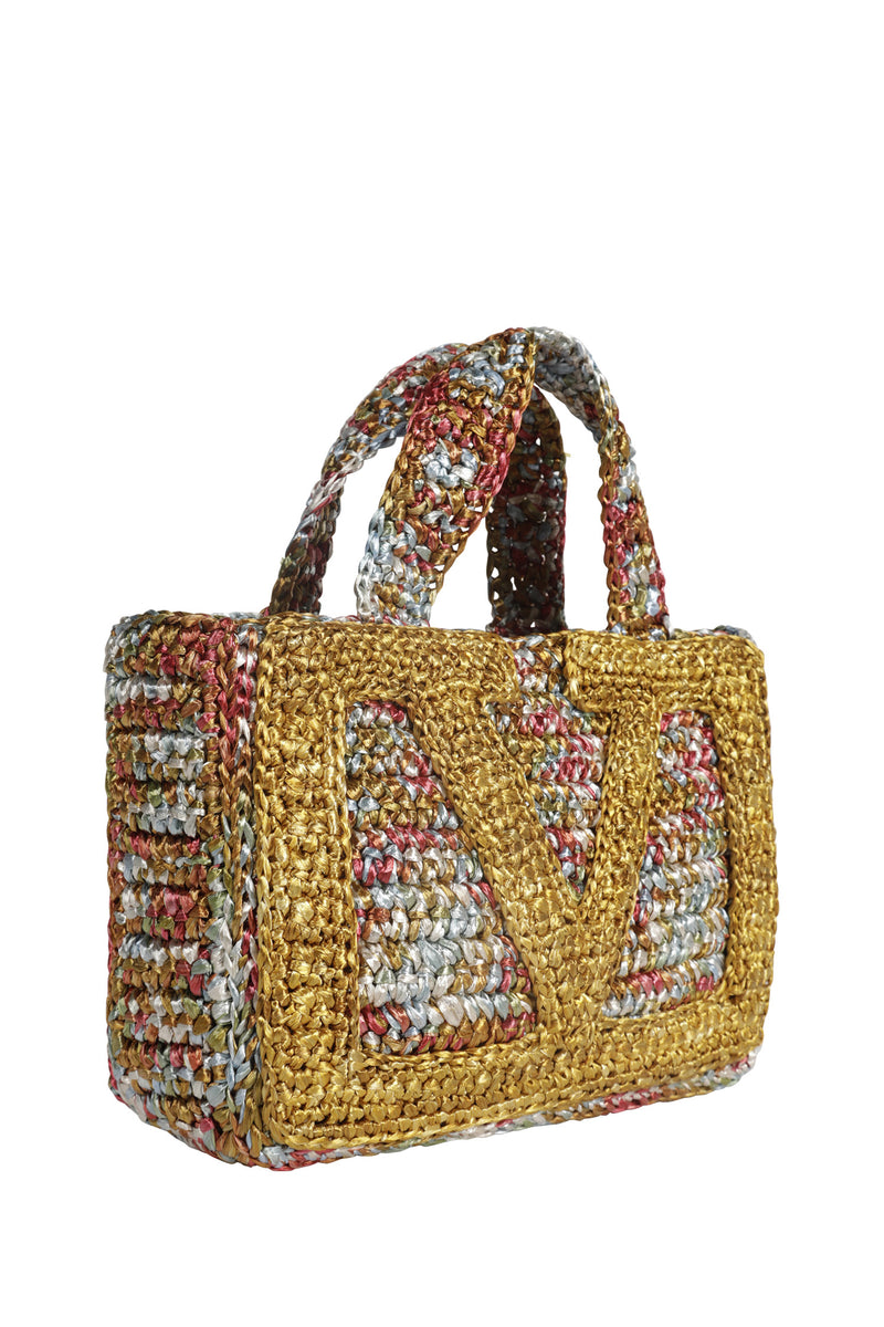 Viva Superstar Small Raffia Bag