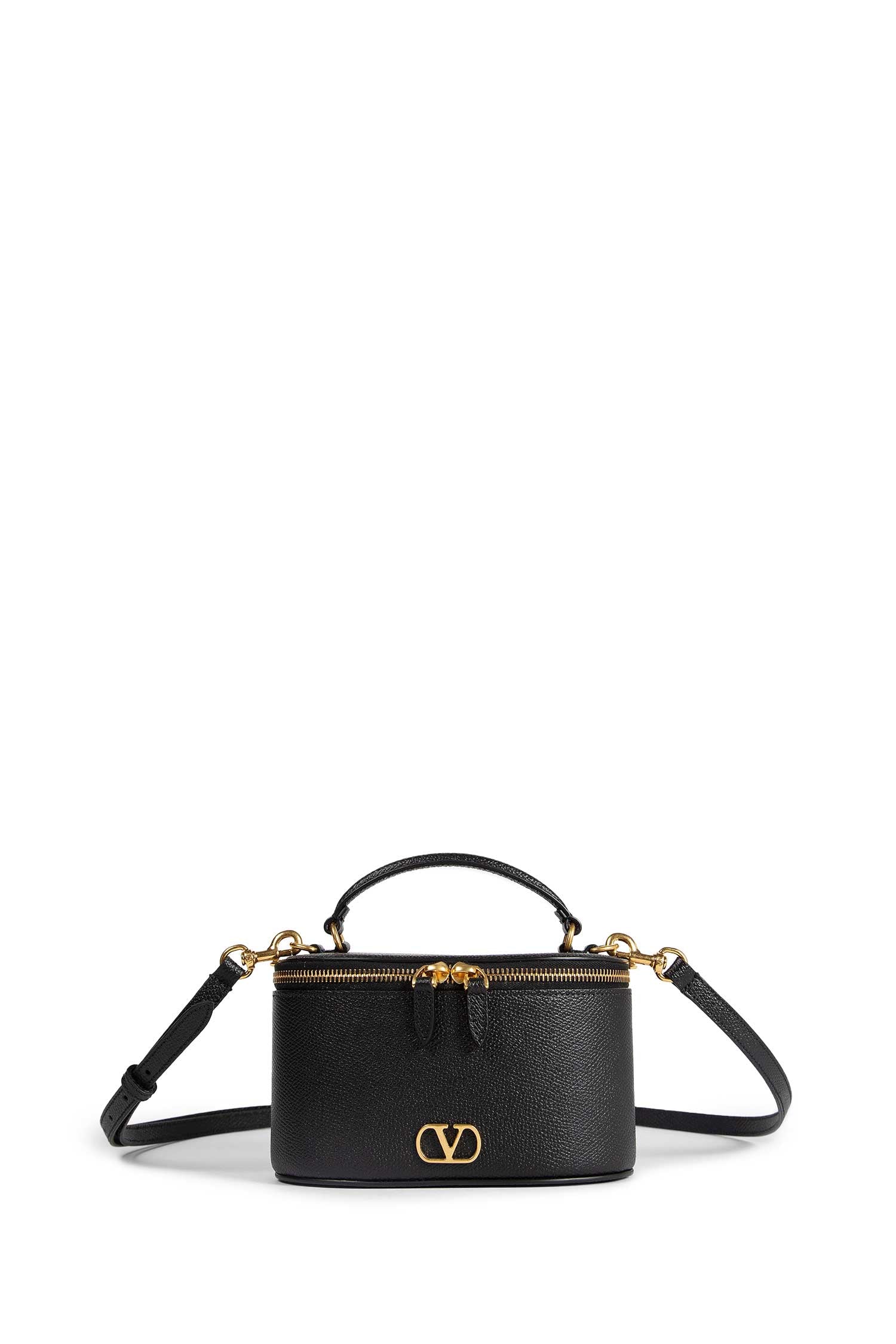 V Logo Mini Vanity Bag