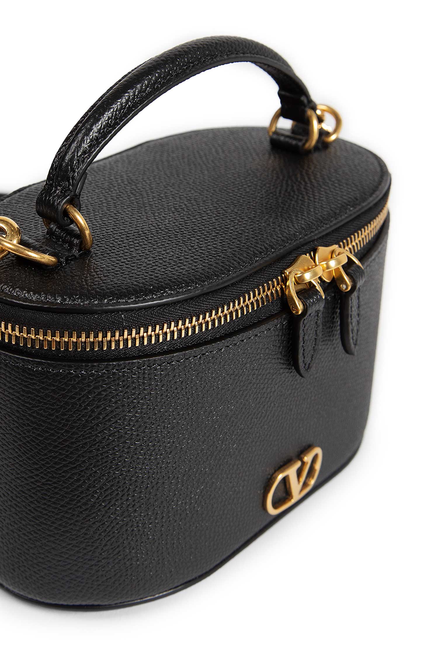 V Logo Mini Vanity Bag