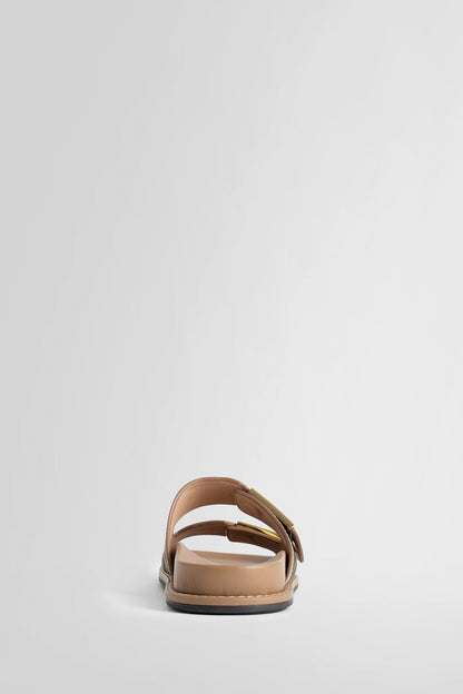 FENDI WOMAN BROWN SANDALS & SLIDES