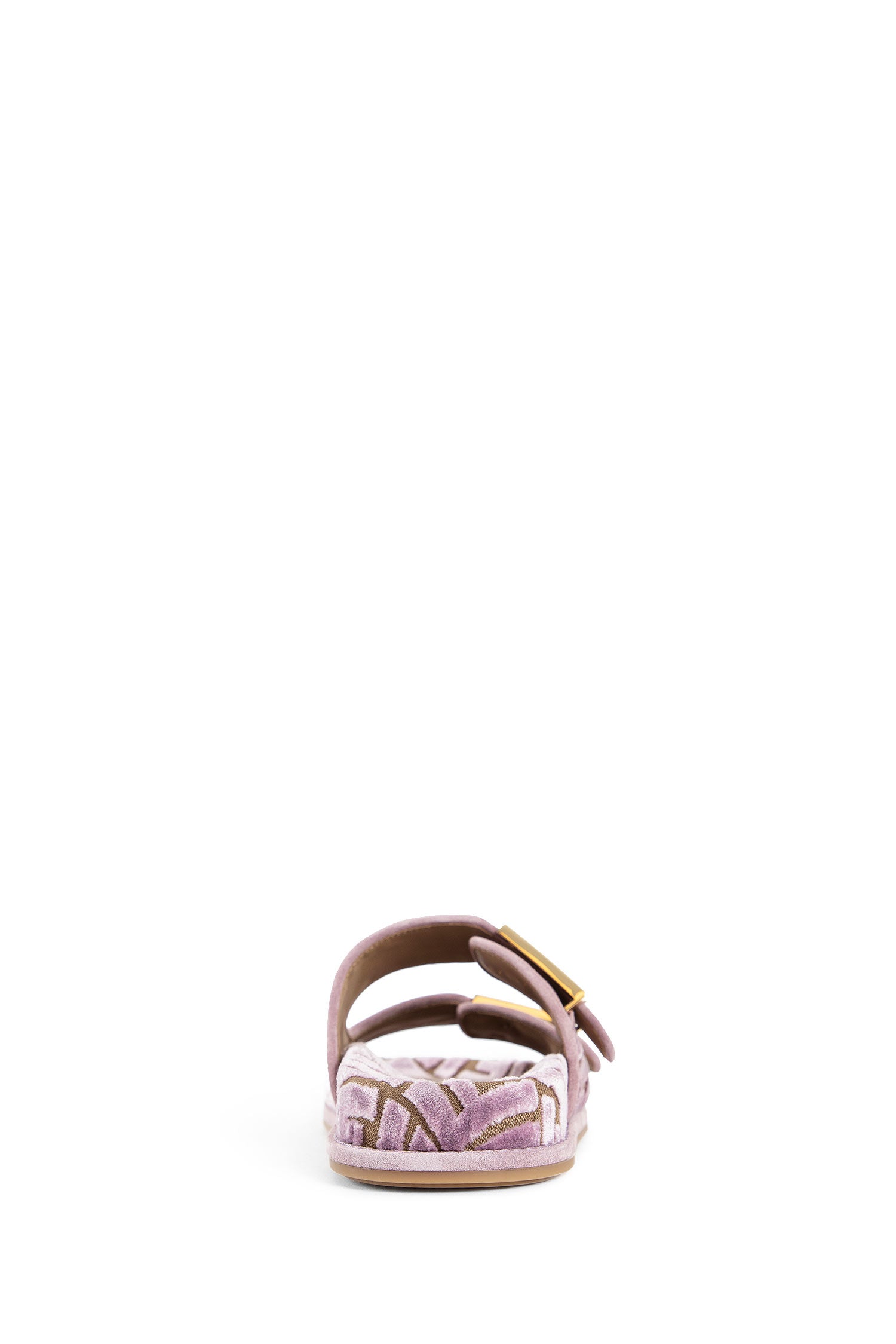 FENDI WOMAN PURPLE SANDALS & SLIDES