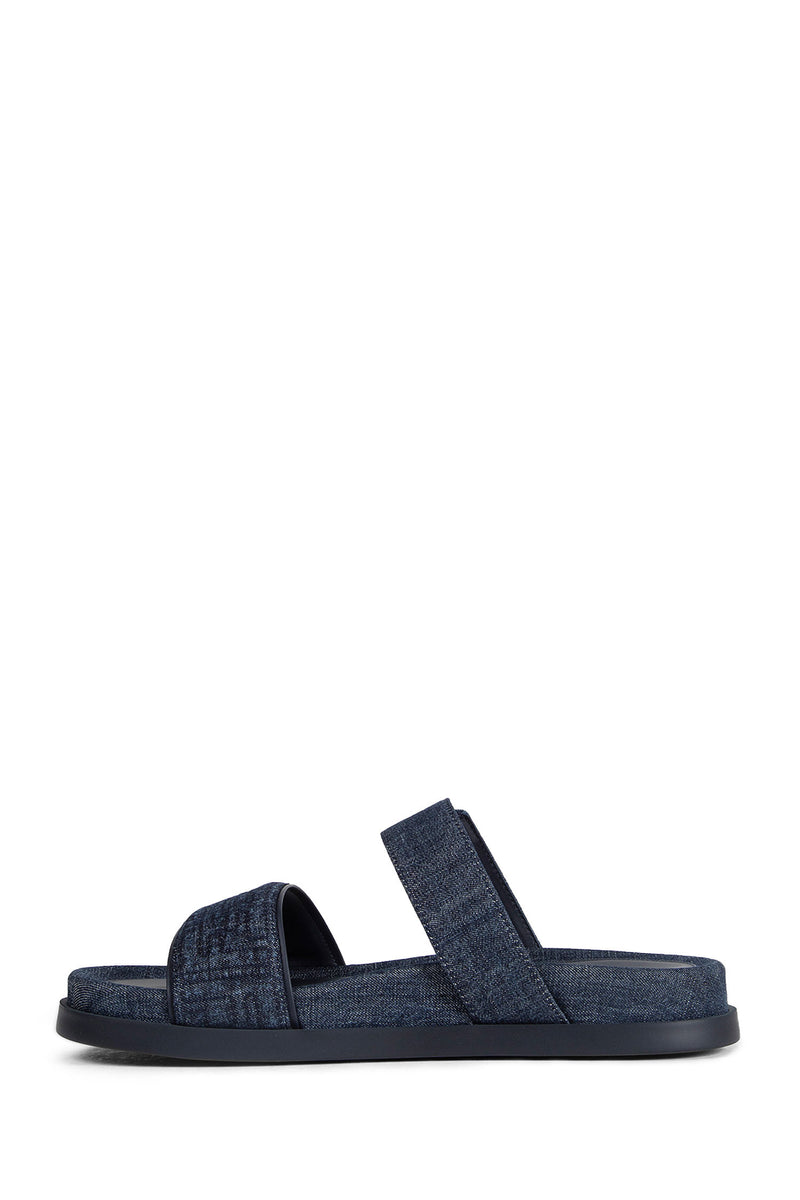 Fendi Feel Denim Slides