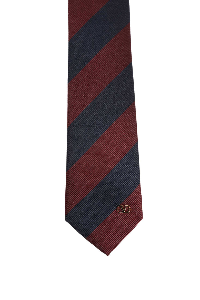 
              VALENTINO Valentie Regimental Silk Tie man
            