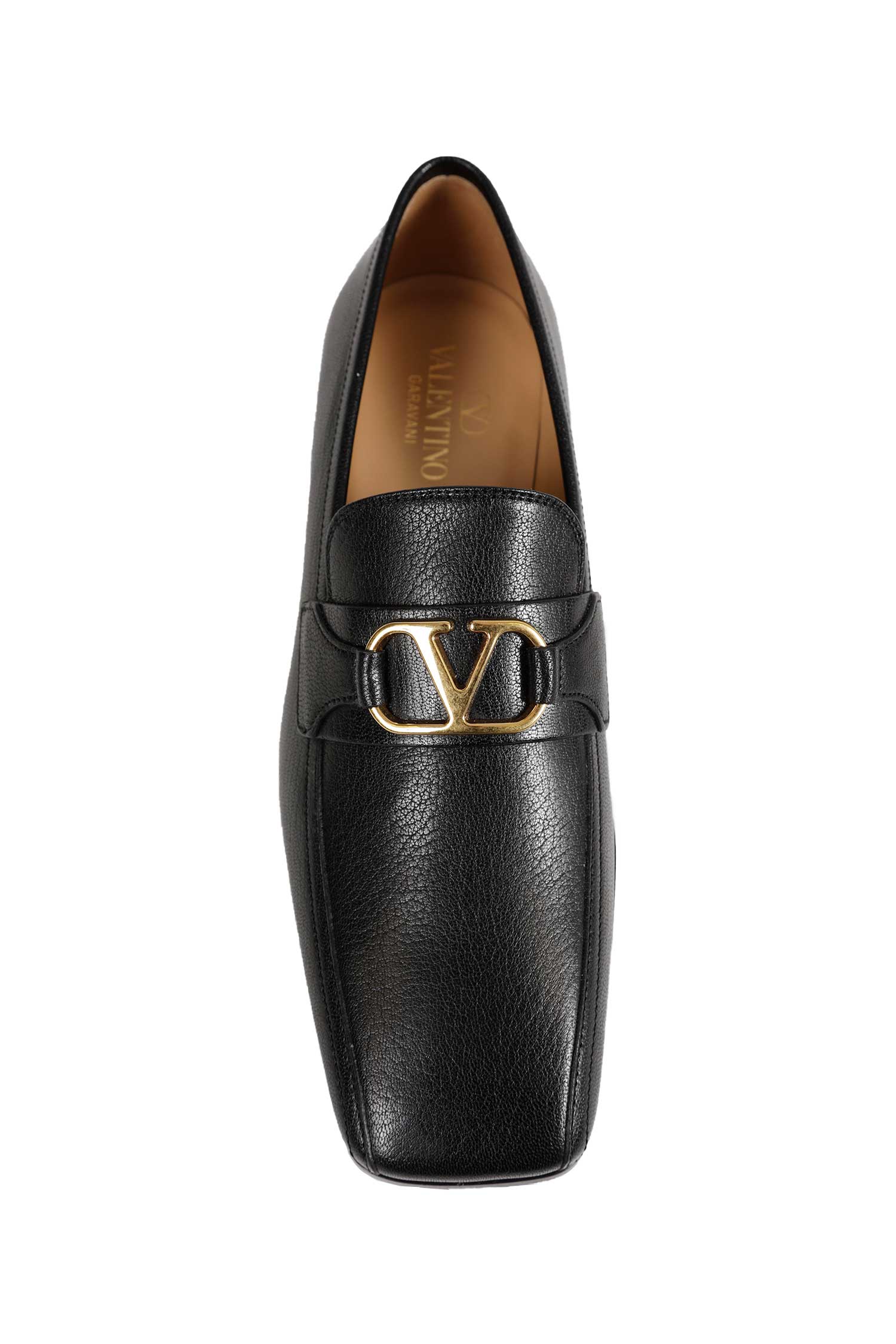 Leather Vlogo Loafers