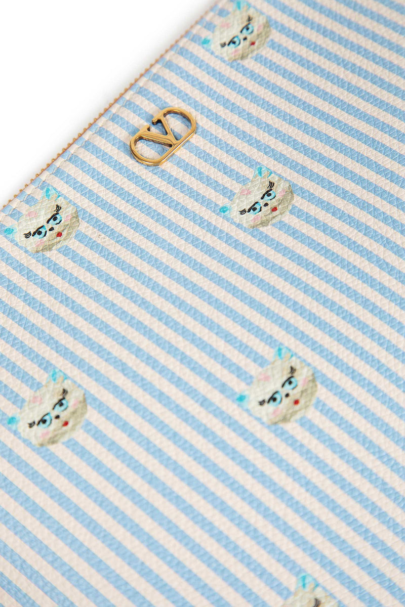 Printed Leather Pouch