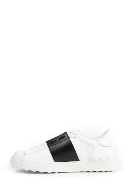 Open Leather Sneakers