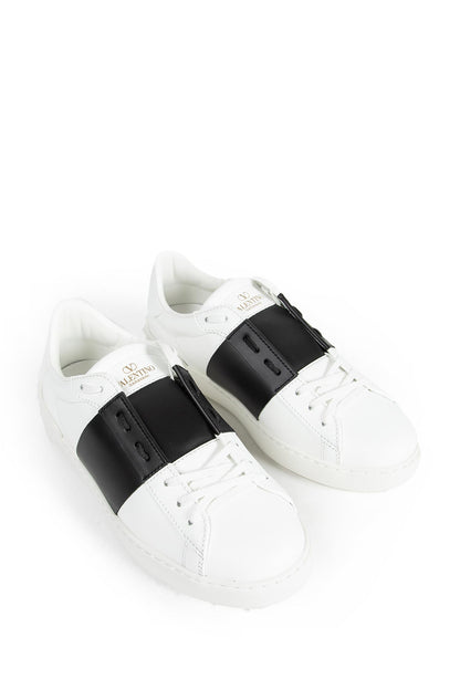 Open Leather Sneakers