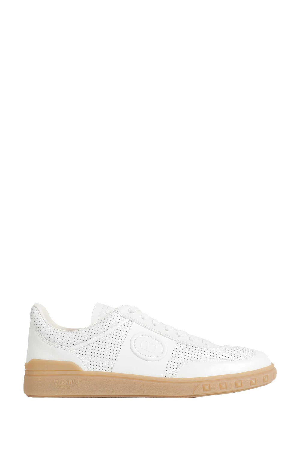 VALENTINO GARAVANI Perforated Leather Sneakers man