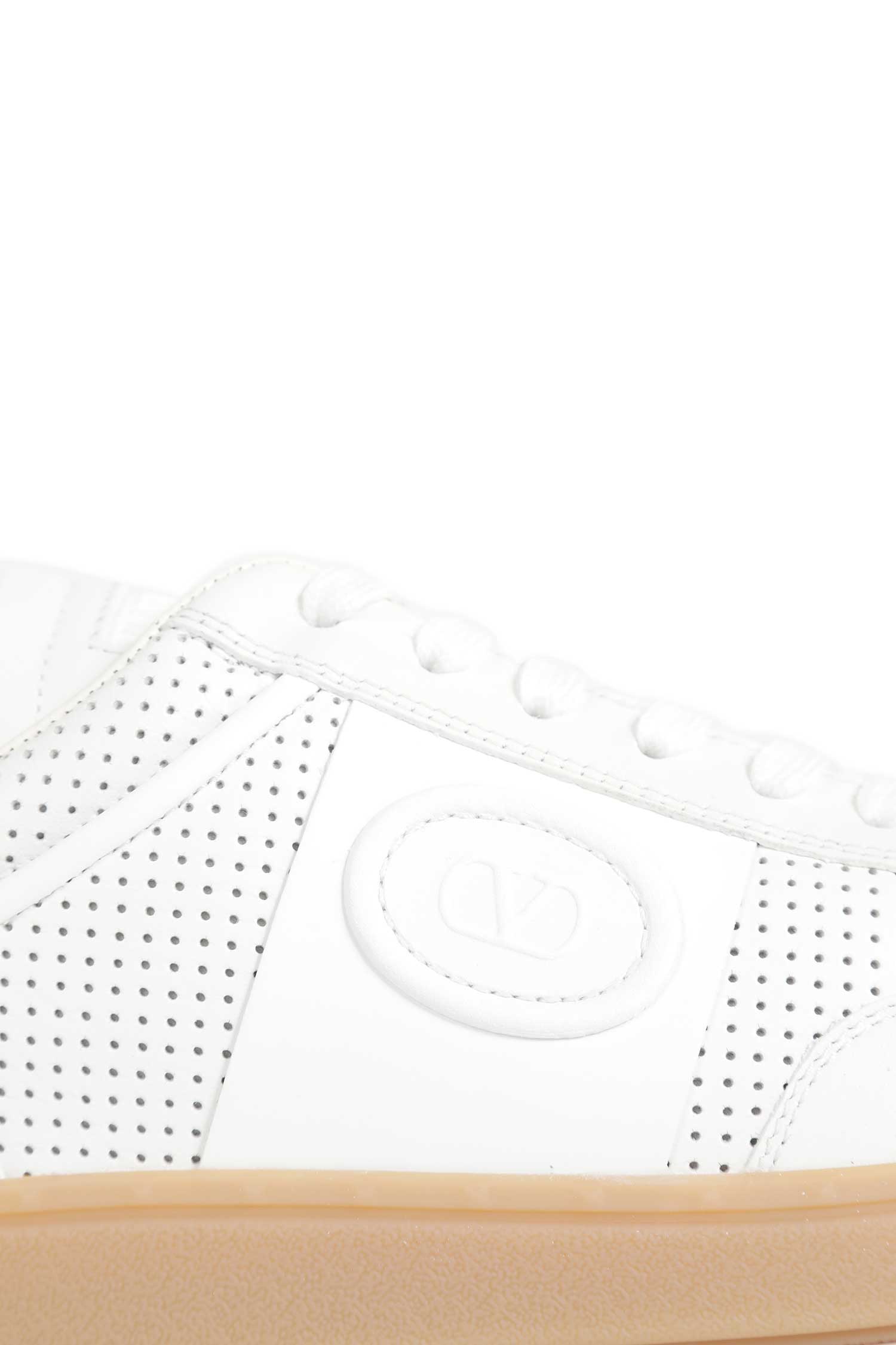 Perforated Leather Sneakers