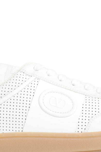 Perforated Leather Sneakers