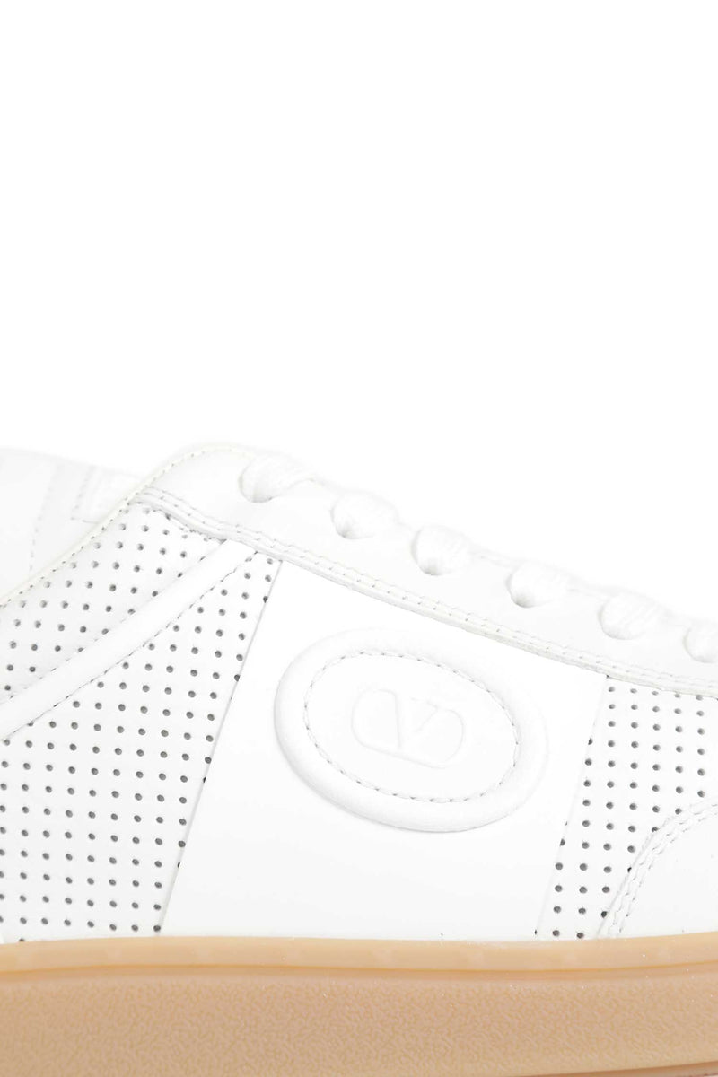 VALENTINO GARAVANI Perforated Leather Sneakers man