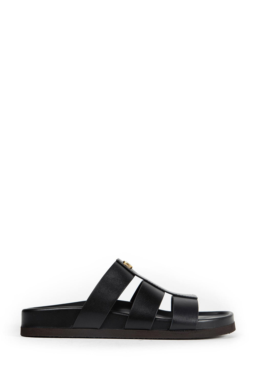VALENTINO GARAVANI Studshield Leather Slides man