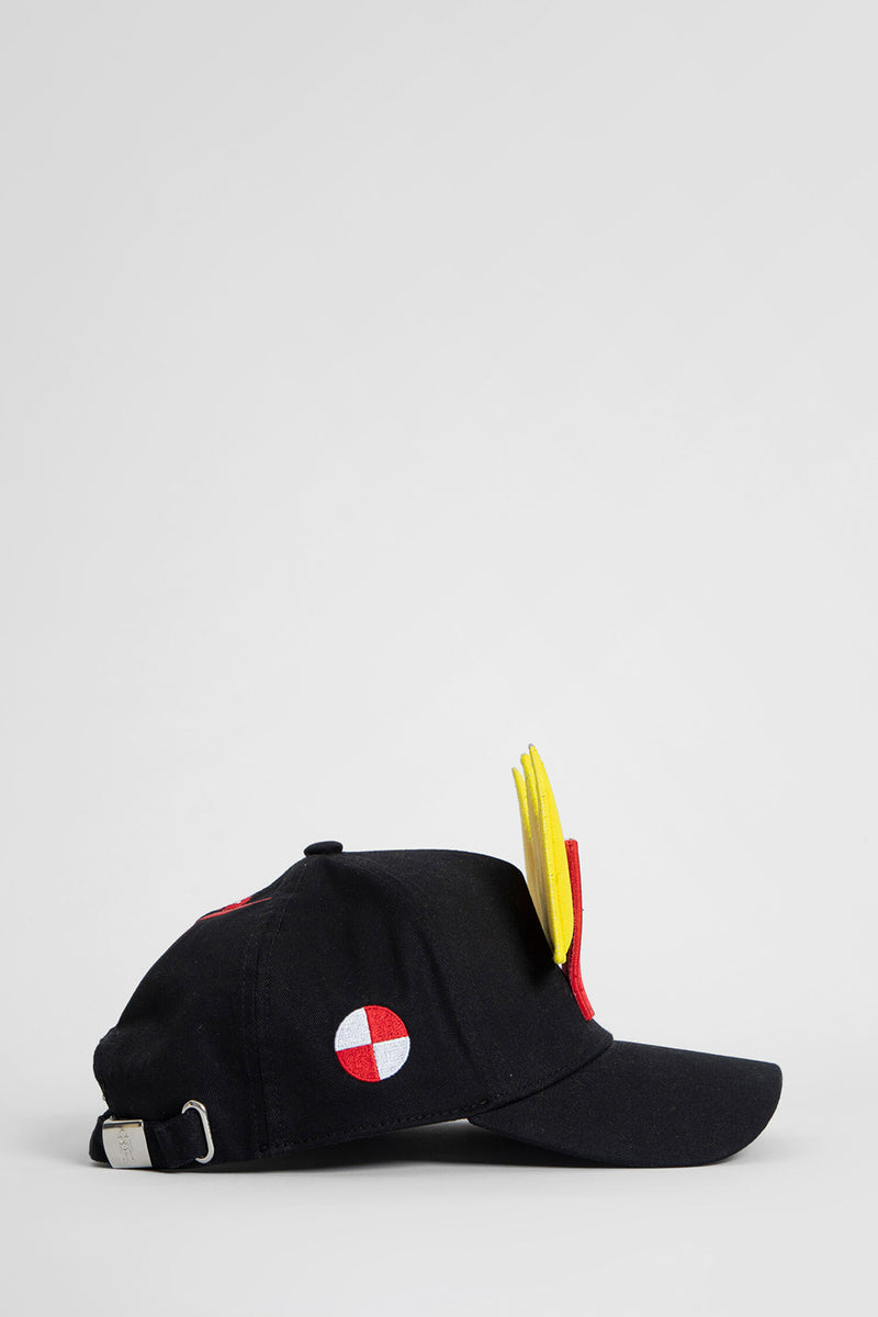 WALTER VAN BEIRENDONCK MAN BLACK HATS