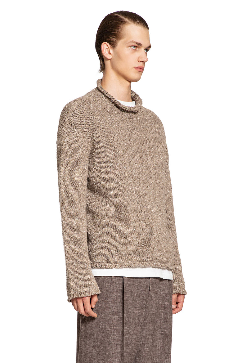 THE ROW MAN BEIGE KNITWEAR