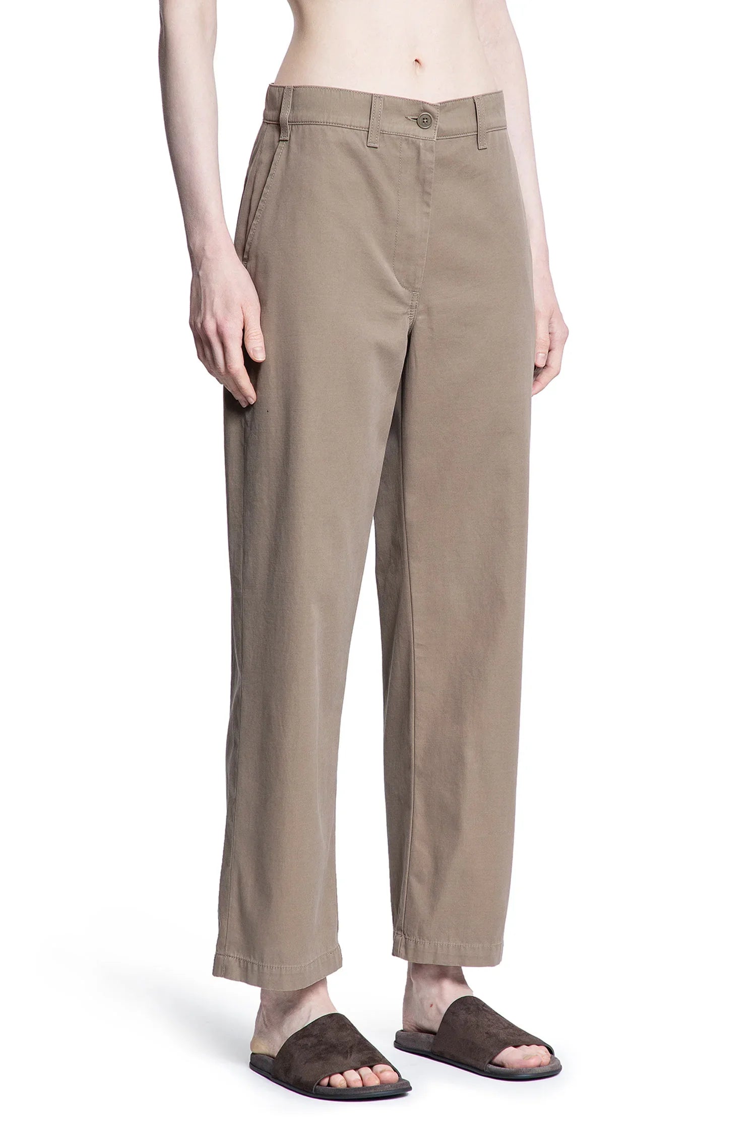 THE ROW WOMAN BROWN TROUSERS - Antonioli.eu