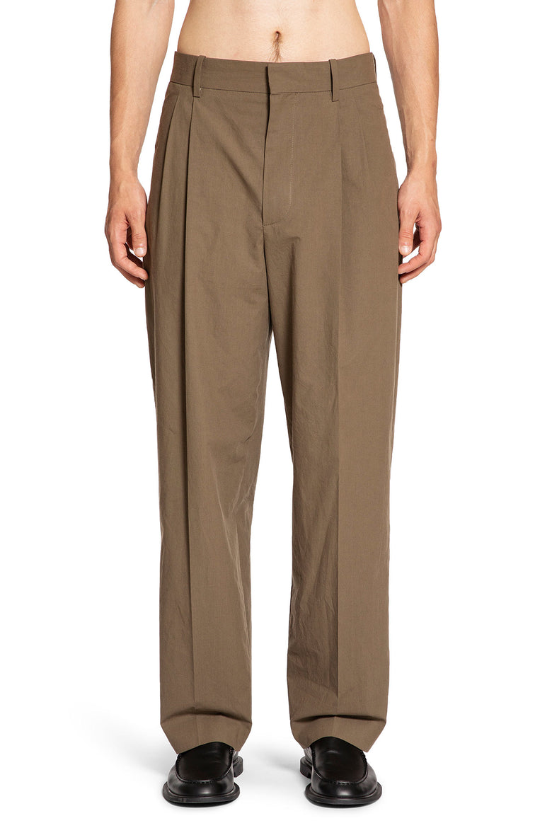 THE ROW MAN BROWN TROUSERS