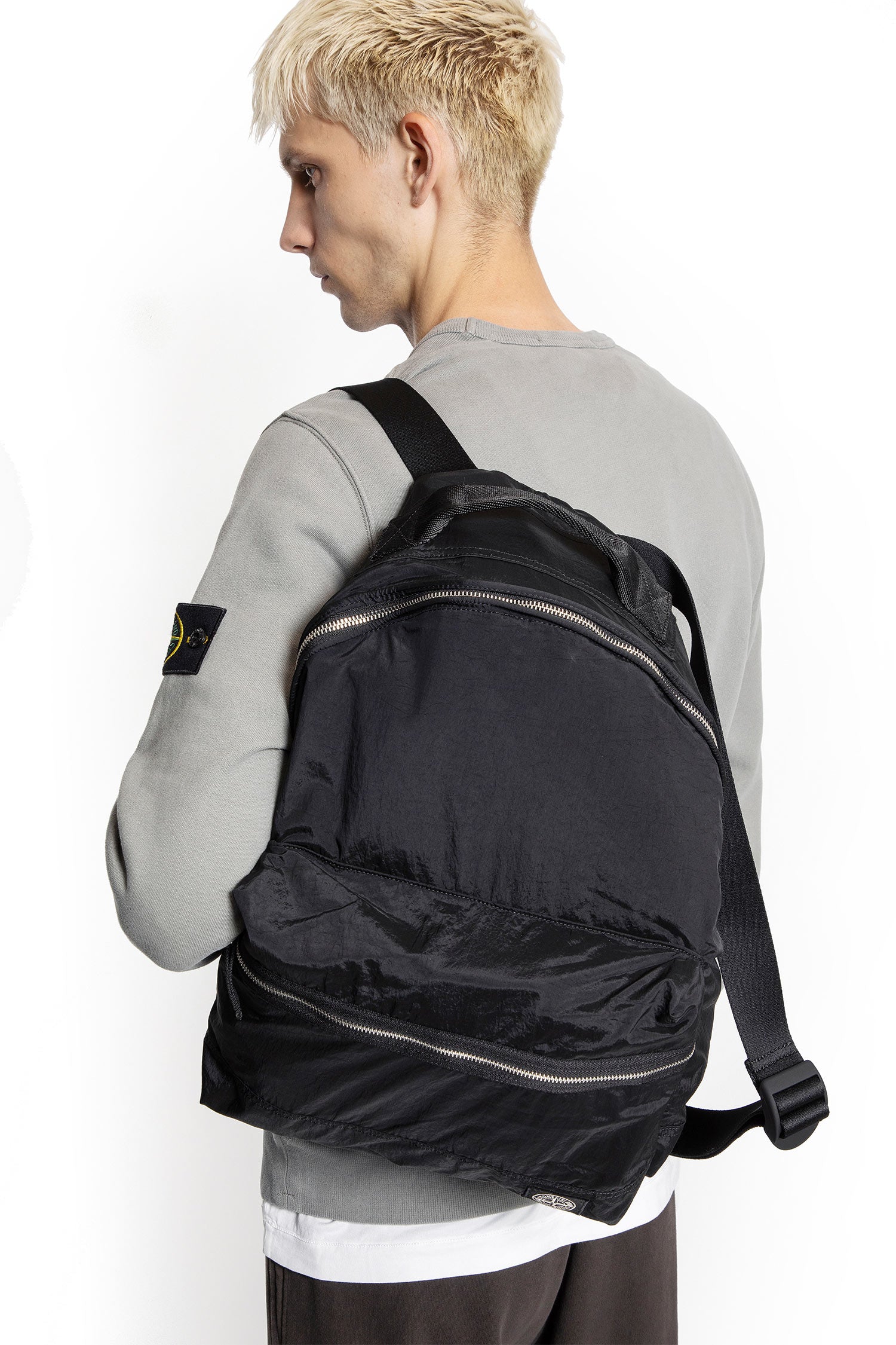 9200014 Coated Nylon Metal Backpack - Antonioli.eu