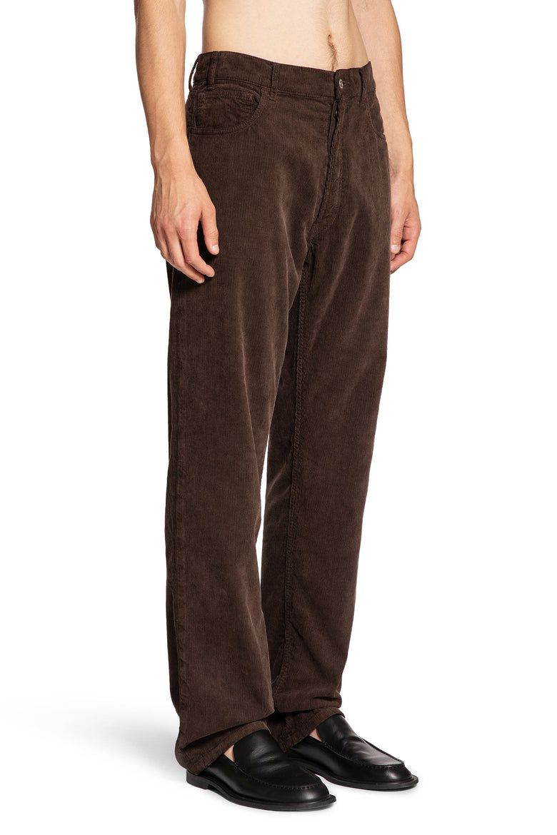 THE ROW MAN BROWN TROUSERS