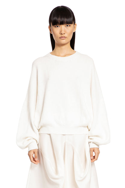 KHAITE WOMAN WHITE KNITWEAR