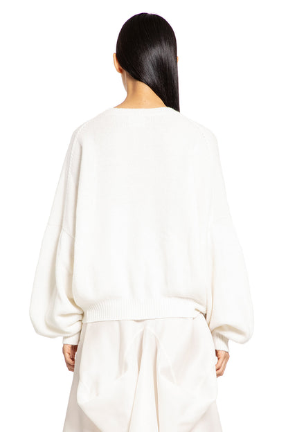 KHAITE WOMAN WHITE KNITWEAR