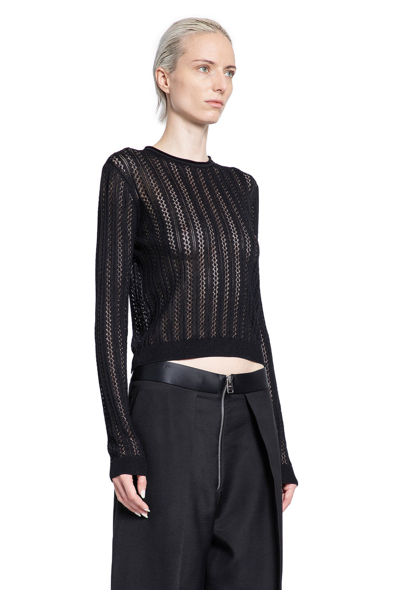 KHAITE WOMAN BLACK KNITWEAR