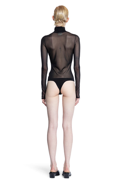 KHAITE WOMAN BLACK BODYSUITS